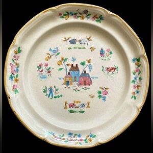 Vintage 90’s International Heartland Stoneware Country Plate